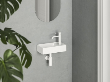 Praustuvas Ravak Veda Wall Mini 400 mm, dešinės pusės 